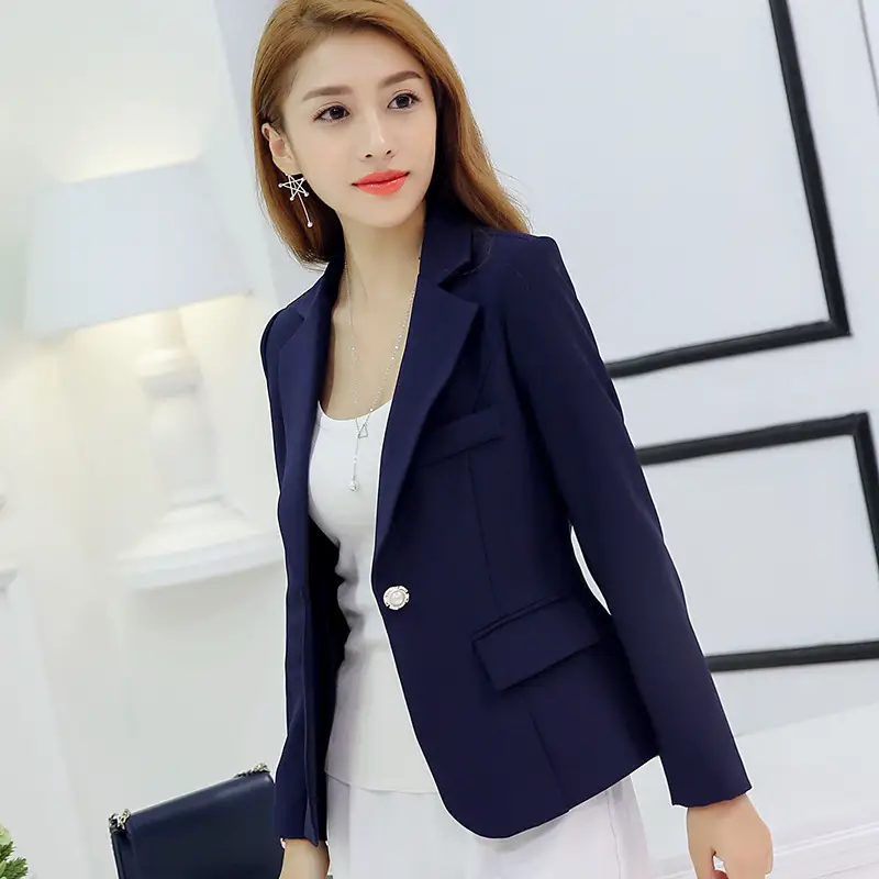 Women Korean-style Slim Fit Suit Maroon 2025 - Image 6