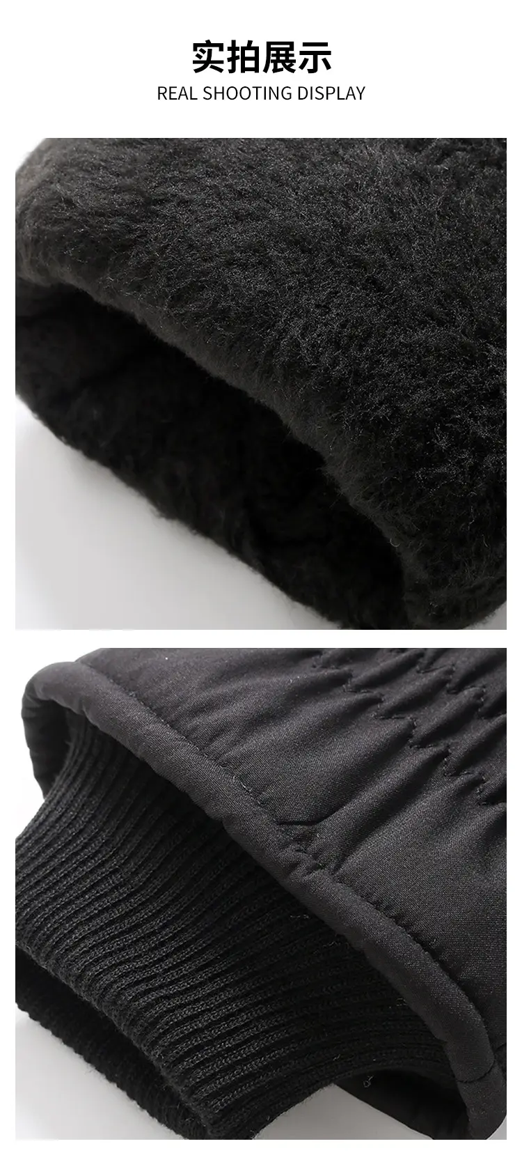 Cross-Border Warm Gloves for Men Women Fleece Lined Winter Coldproof — feature 17