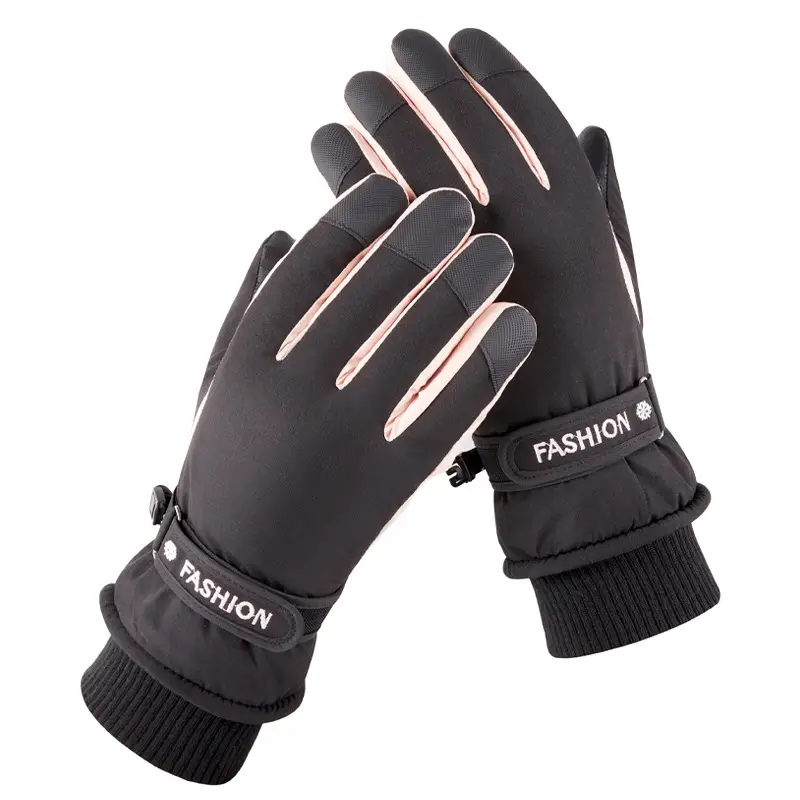 Cross-Border Warm Gloves for Men Women Fleece Lined Winter Coldproof - Image 3