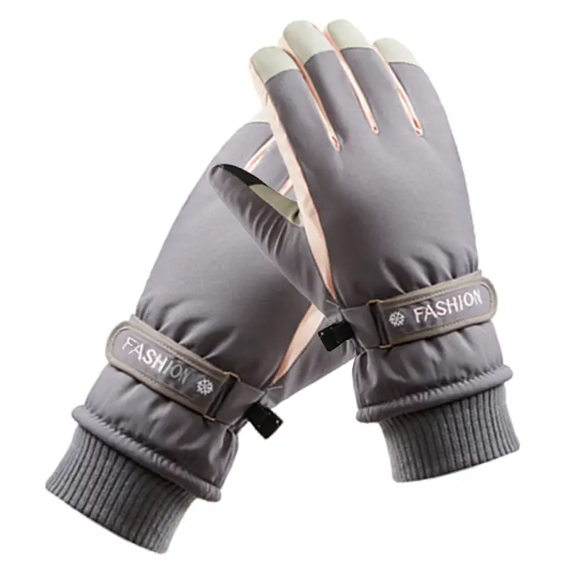 Cross-Border Warm Gloves for Men Women Fleece Lined Winter Coldproof - Image 4