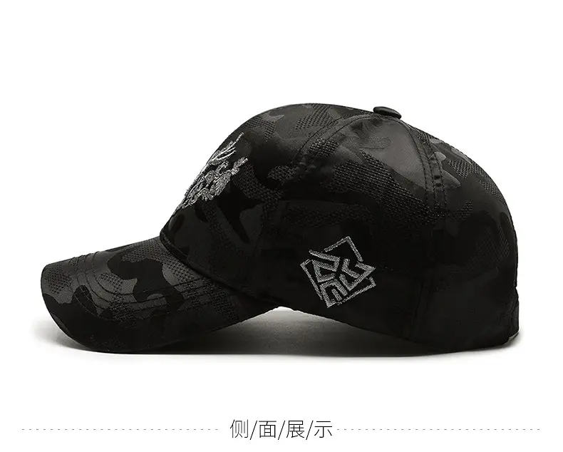 Women Korean Style Deer Head Embroidered Baseball Cap Black — feature 7