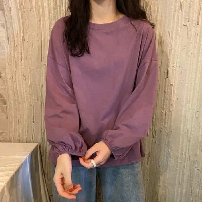2025 Korean Style Loose Sleeve T-Shirt Women