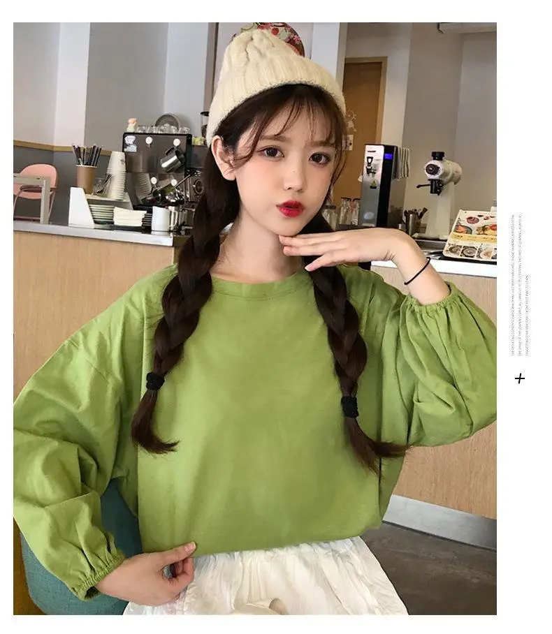 2025 Korean Style Loose Sleeve T-Shirt Women — feature 13