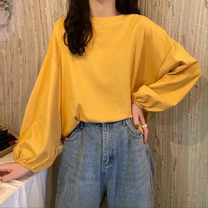 2025 Korean Style Loose Sleeve T-Shirt Women — feature 37