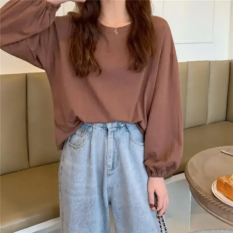2025 Korean Style Loose Sleeve T-Shirt Women
