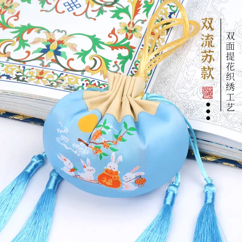 Fragrant Rabbit Tassel Sachet Purple - Image 10