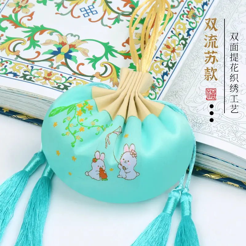 Fragrant Rabbit Tassel Sachet Purple - Image 12