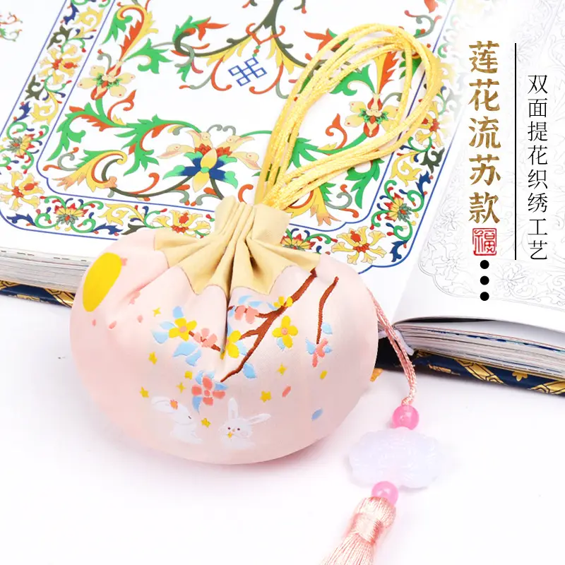 Fragrant Rabbit Tassel Sachet Purple - Image 2