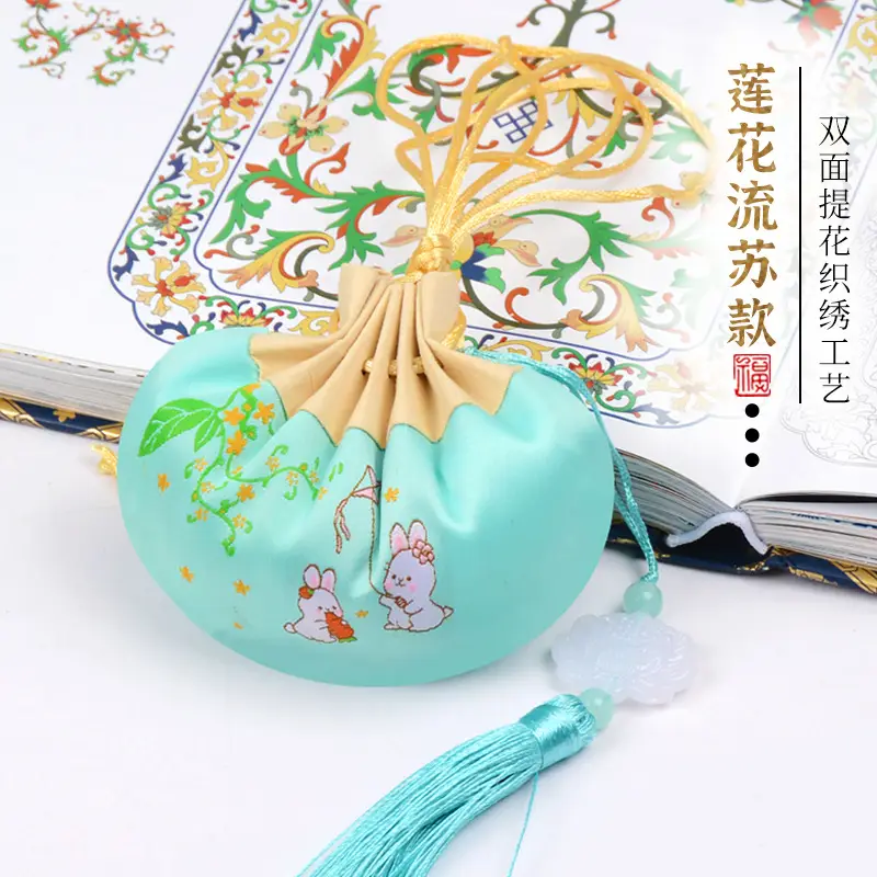 Fragrant Rabbit Tassel Sachet Purple - Image 6