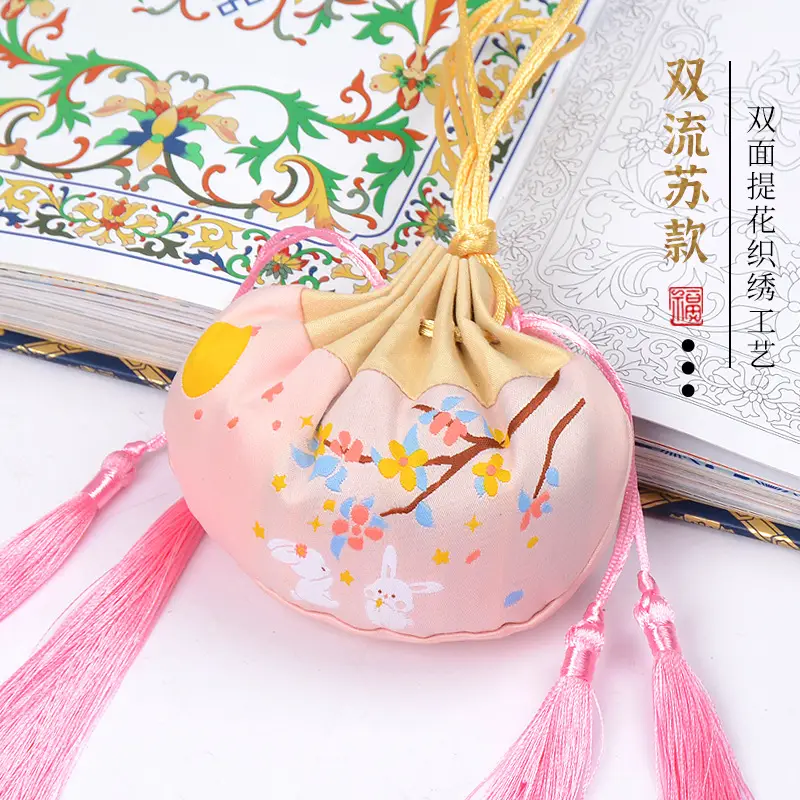 Fragrant Rabbit Tassel Sachet Purple - Image 8