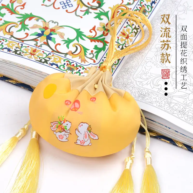 Fragrant Rabbit Tassel Sachet Purple - Image 9