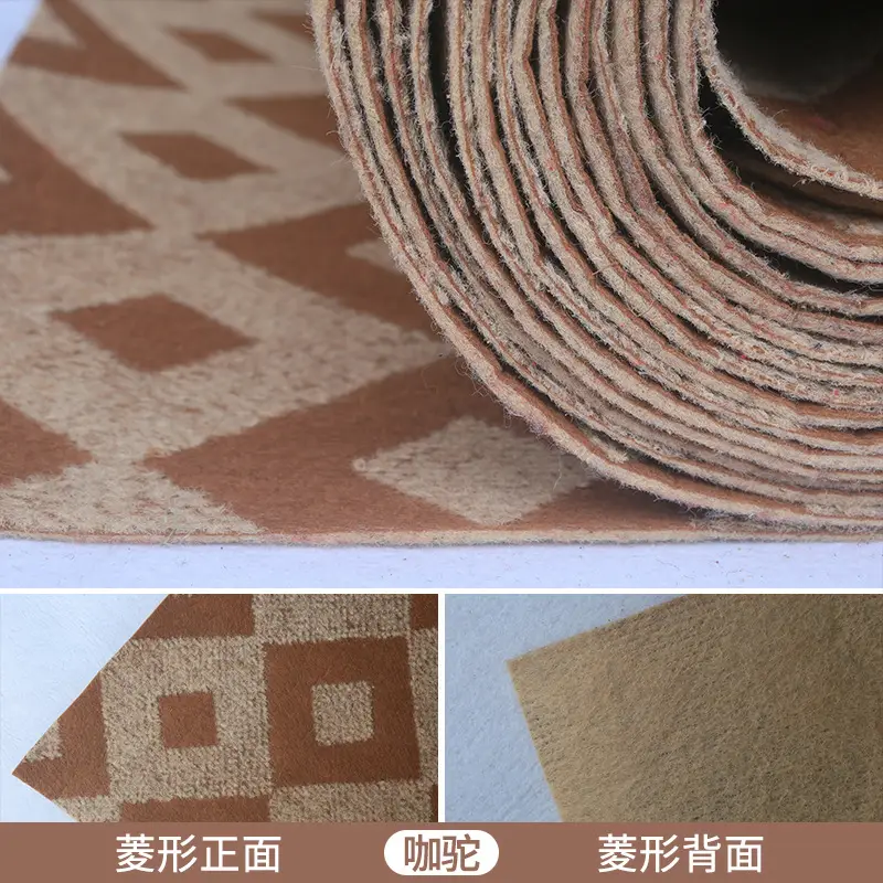 Red Long-Lasting Brushed Carpet for Office & Wedding Use - Image 15