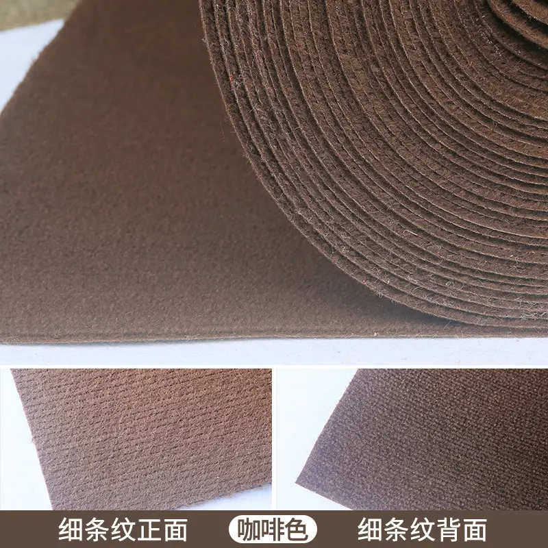 Red Long-Lasting Brushed Carpet for Office & Wedding Use - Image 18