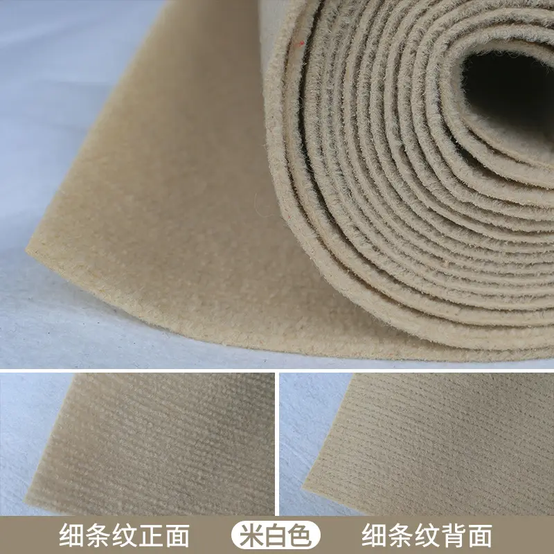 Red Long-Lasting Brushed Carpet for Office & Wedding Use - Image 19