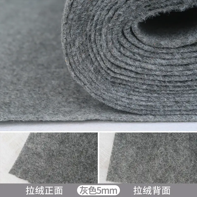 Red Long-Lasting Brushed Carpet for Office & Wedding Use - Image 3