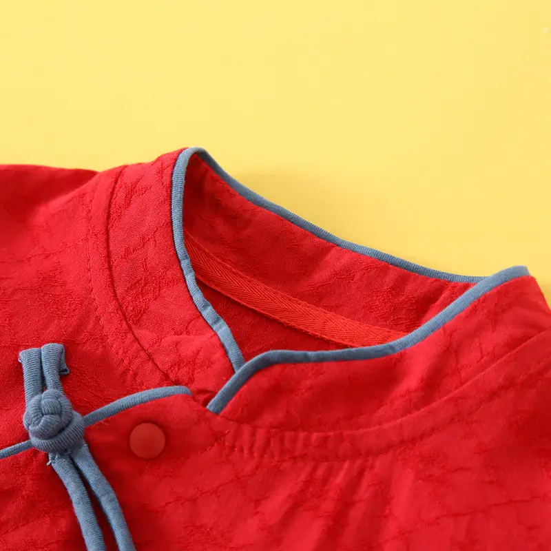 Women's Red Long Sleeve Jump Suit Bao Ha 100 Days Weekly - Image 5