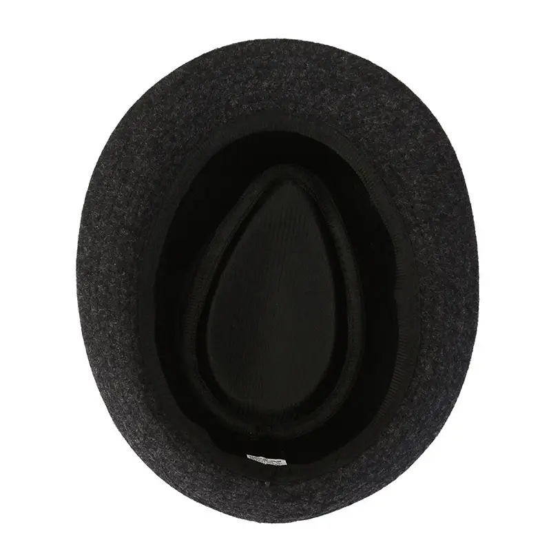 Black Woolen Men's Hat Winter Warm Wholesale - Image 3