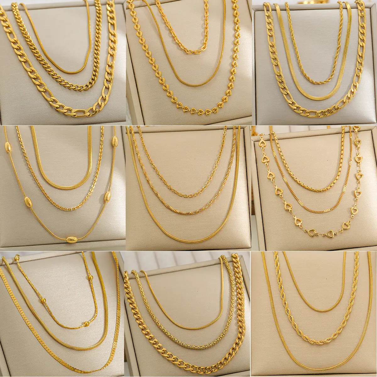 Titanium Steel Snake Bone Necklace for Women - Image 23