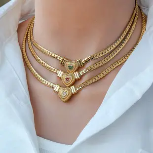 Titanium Steel Snake Bone Necklace for Women — feature 1
