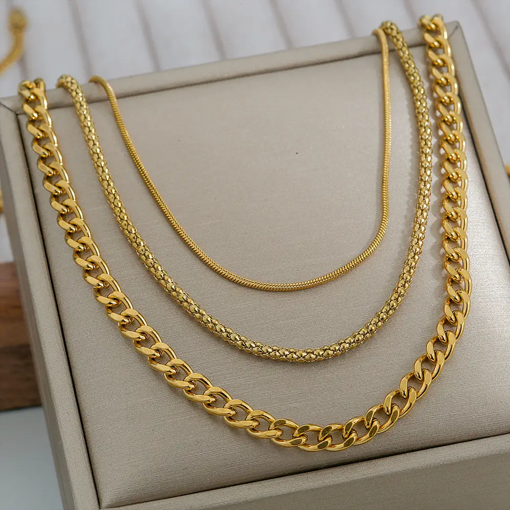 Titanium Steel Snake Bone Necklace for Women - Image 10