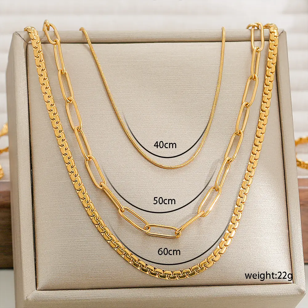Titanium Steel Snake Bone Necklace for Women - Image 13