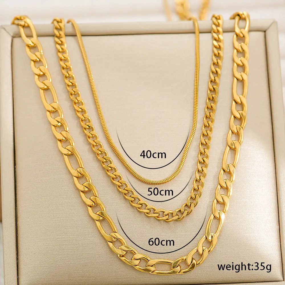 Titanium Steel Snake Bone Necklace for Women - Image 3