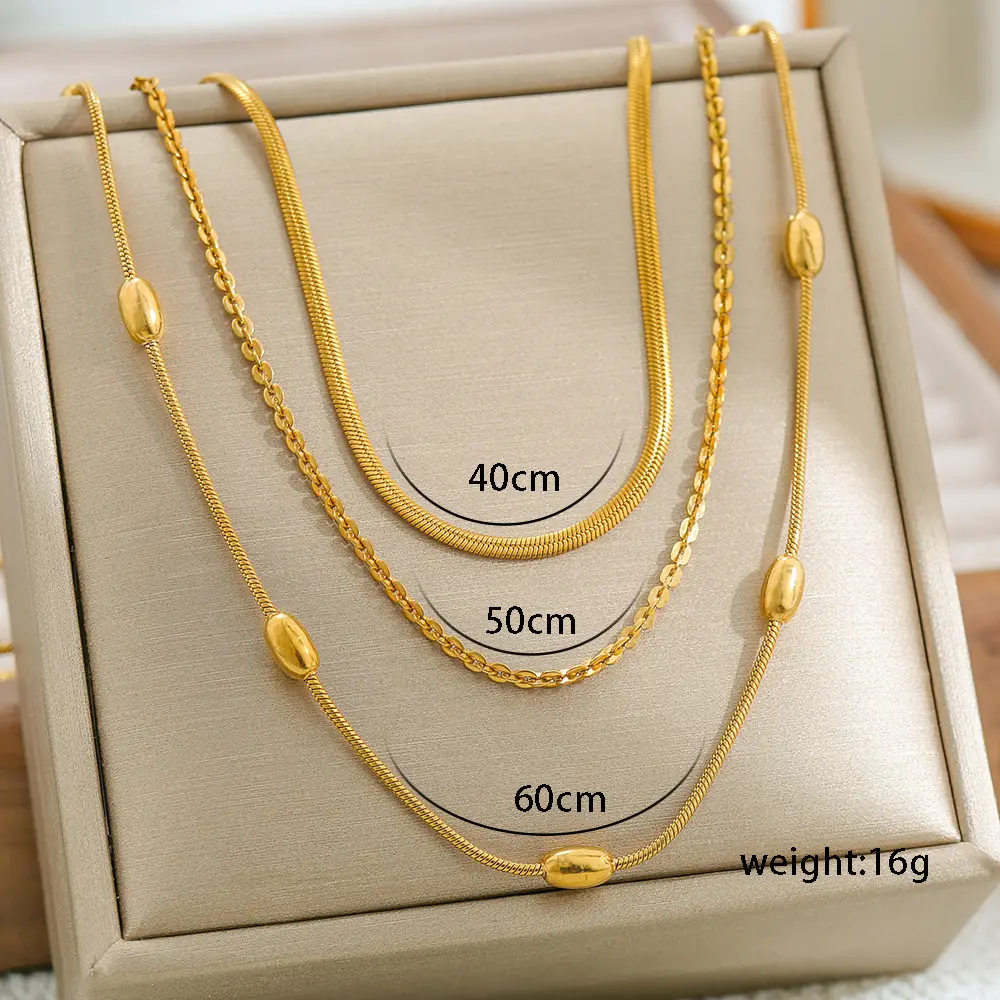 Titanium Steel Snake Bone Necklace for Women - Image 6