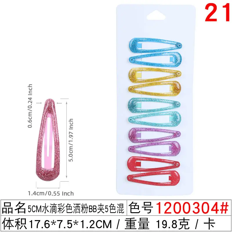 24 Pcs Colorful Hair Clips for Women