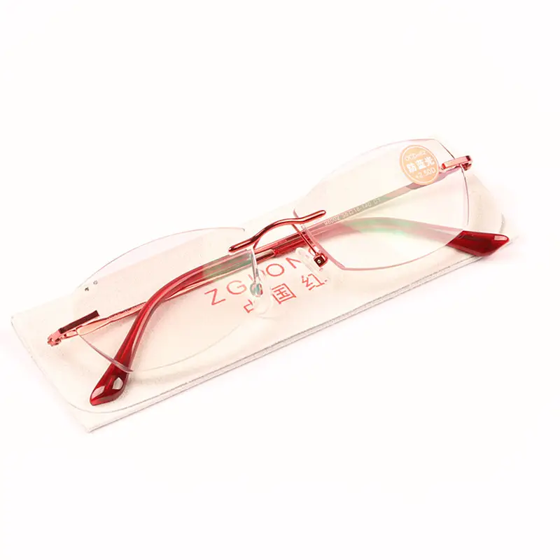 Anti-blue Light Rimless Reading Glasses Women - Image 3