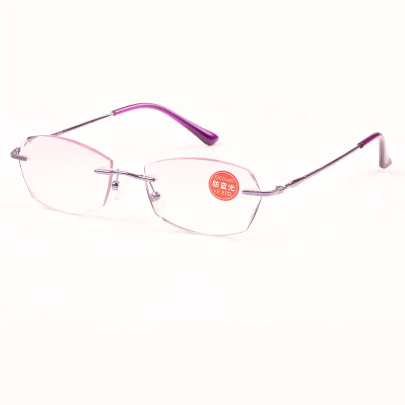 Anti-blue Light Rimless Reading Glasses Women - Image 4