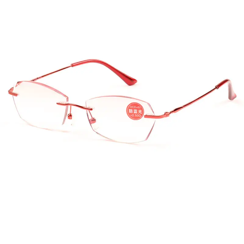 Anti-blue Light Rimless Reading Glasses Women - Image 5