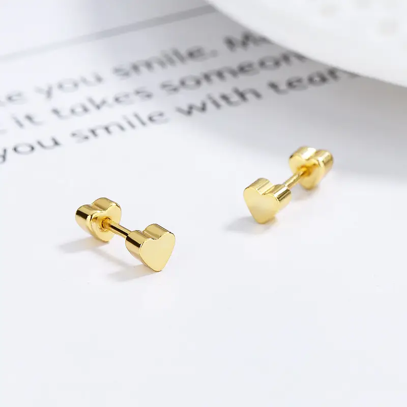 925 Sterling Silver Double Bell Ear Bone Nail Jewelry - Image 6