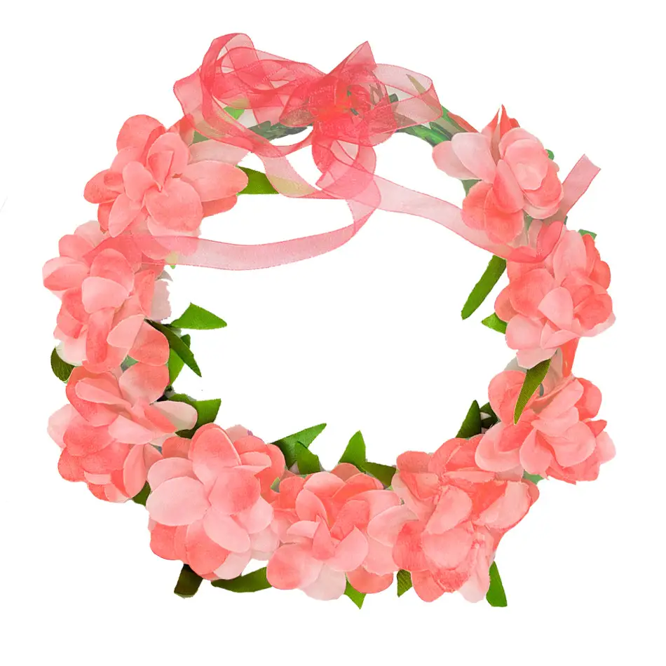Children Flower Headbands for Girls Birthday Party Tourist Wear - Image 3