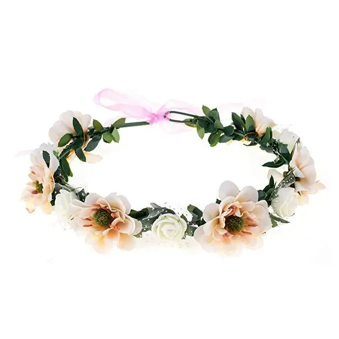 Children Flower Headbands for Girls Birthday Party Tourist Wear - Image 12