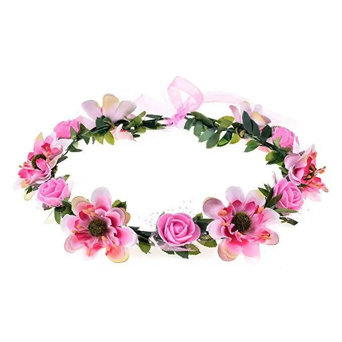 Children Flower Headbands for Girls Birthday Party Tourist Wear - Image 13