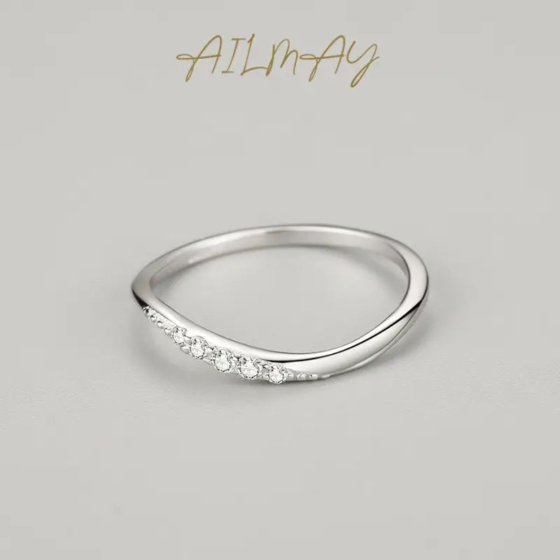 925 Sterling Silver Micro Diamond Ring for Women - Image 4