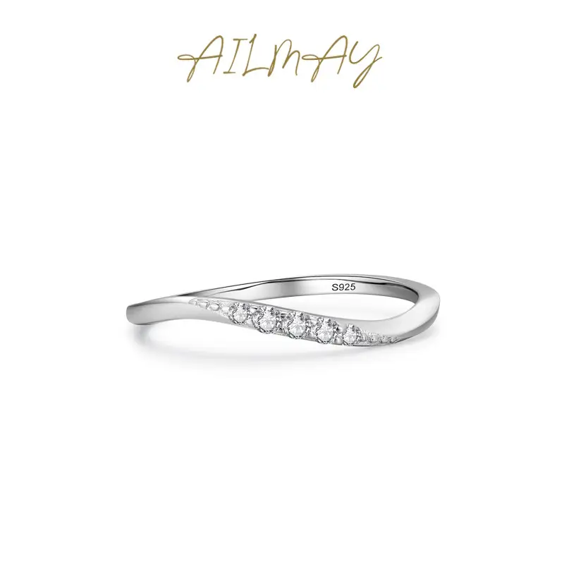 925 Sterling Silver Micro Diamond Ring for Women - Image 5