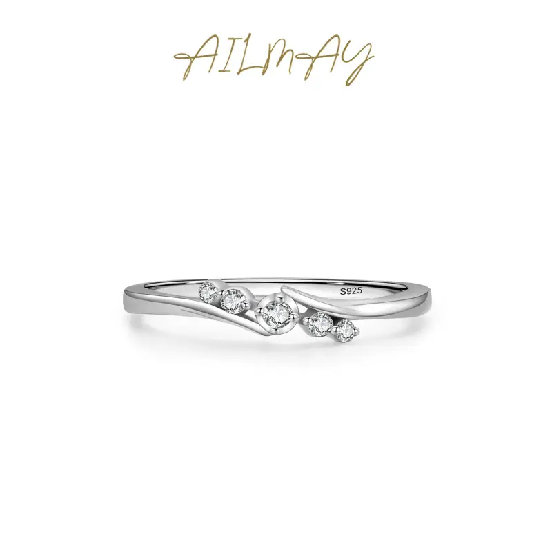 S925 Sterling Silver Ring with Micro Diamonds for Women - Image 5