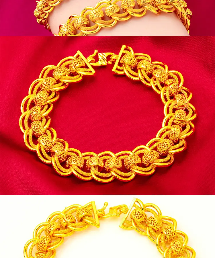 Gold Plated Cross Bracelet with Stone Embellishment — feature 6