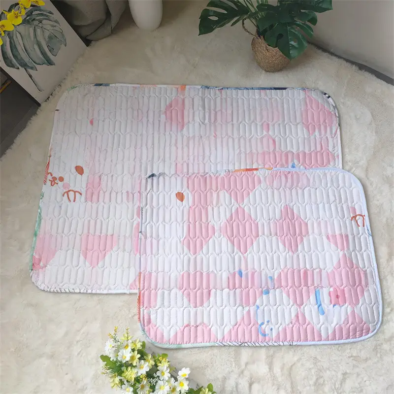 Anti-Slip Waterproof Mat Pink Pattern - Image 5