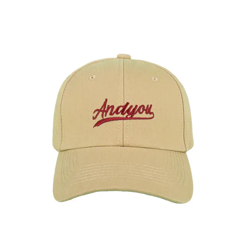Black Embroidered Baseball Cap with "Aoyou" Design