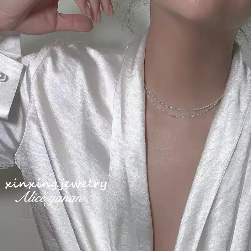 Shiny Pearl Baby Necklace for Women - Image 4