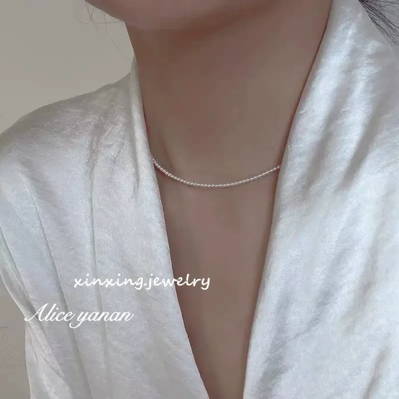 Shiny Pearl Baby Necklace for Women — feature 5