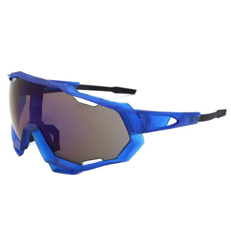 Men's Blue Windproof Cycling Sunglasses - Image 7