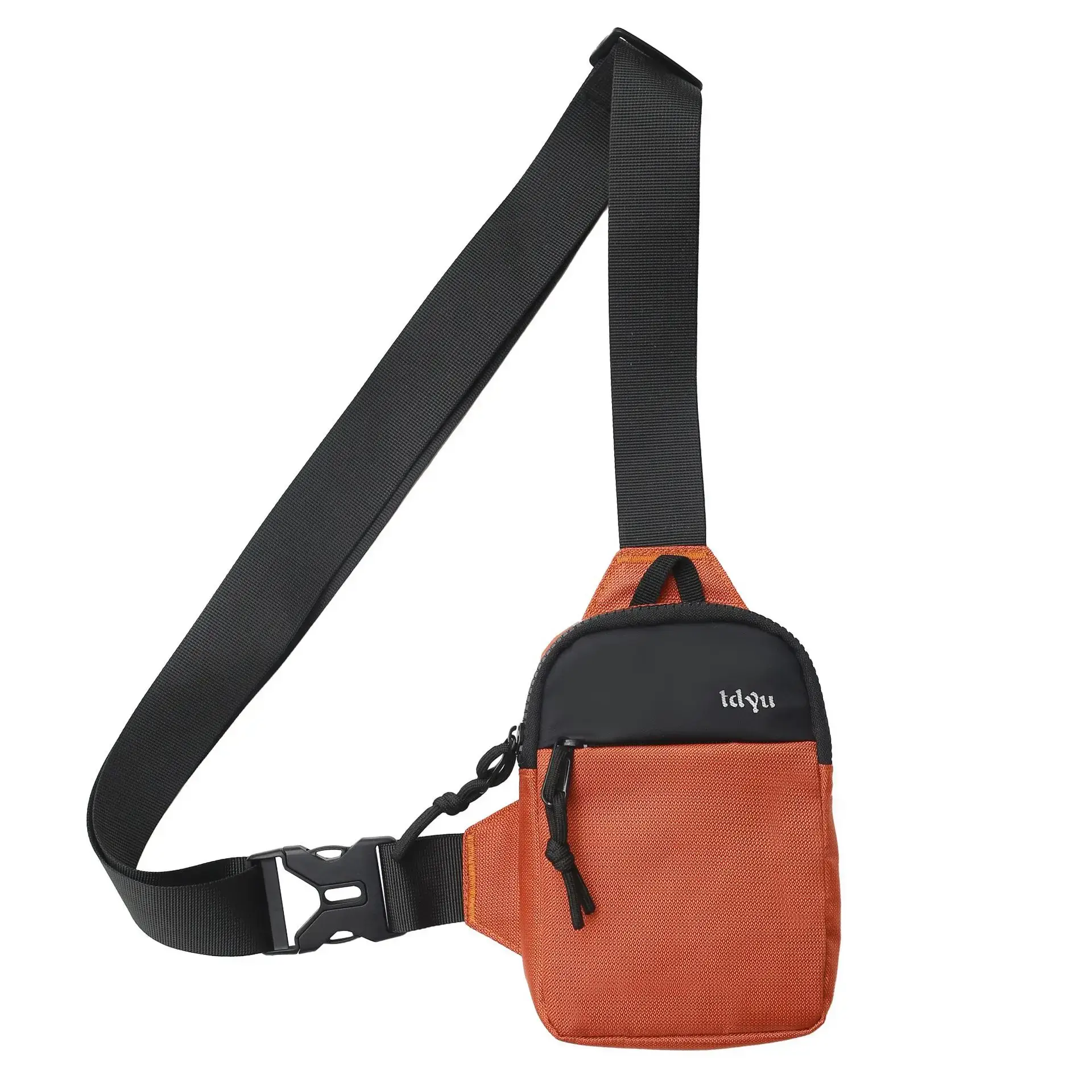 Men's Black Crossbody Bike Bag Nylon Casual Sports