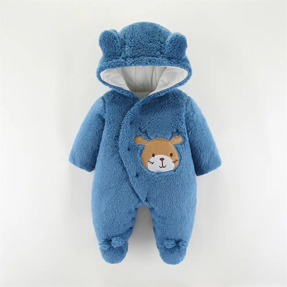 Baby Hooded Hoodie Red Soft Cotton 0-1Yr