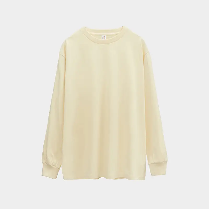 Candy Color Cotton Long Sleeve Round Neck Sweatshirt - Image 10