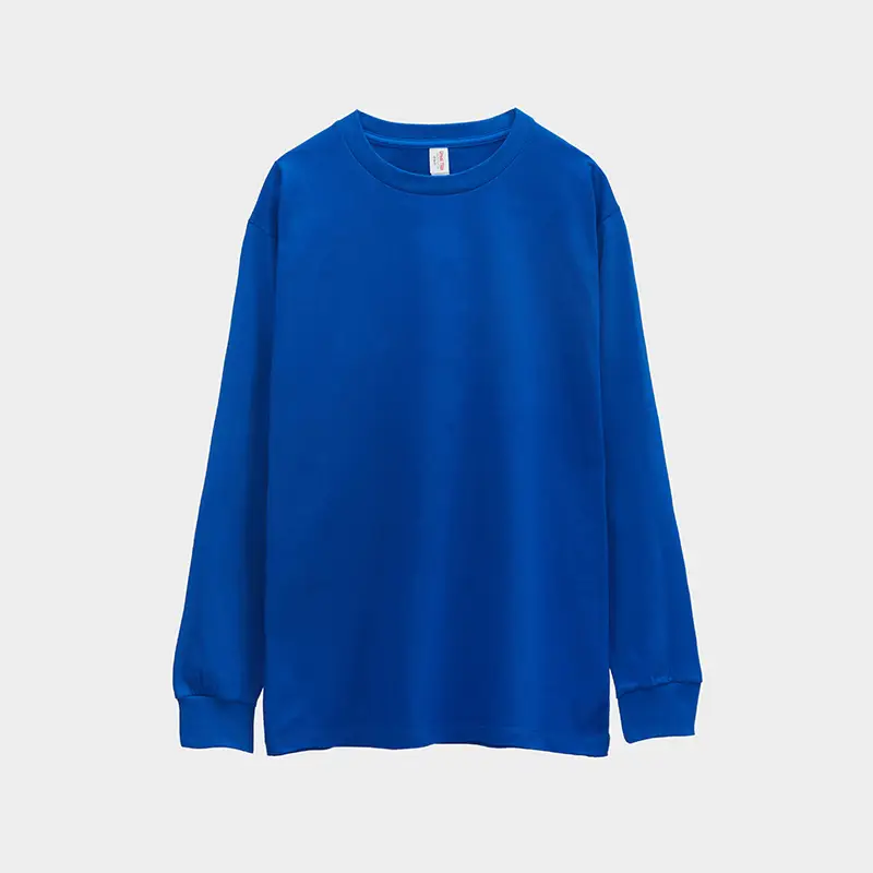 Candy Color Cotton Long Sleeve Round Neck Sweatshirt - Image 15