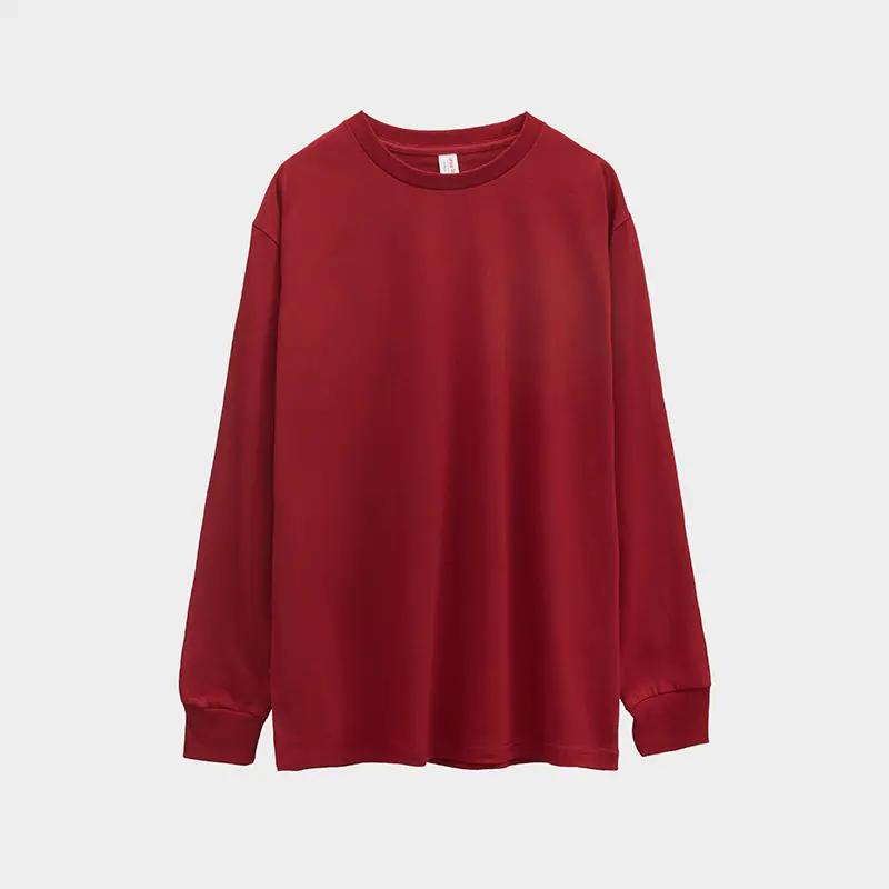 Candy Color Cotton Long Sleeve Round Neck Sweatshirt - Image 18