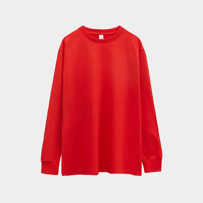 Candy Color Cotton Long Sleeve Round Neck Sweatshirt - Image 21